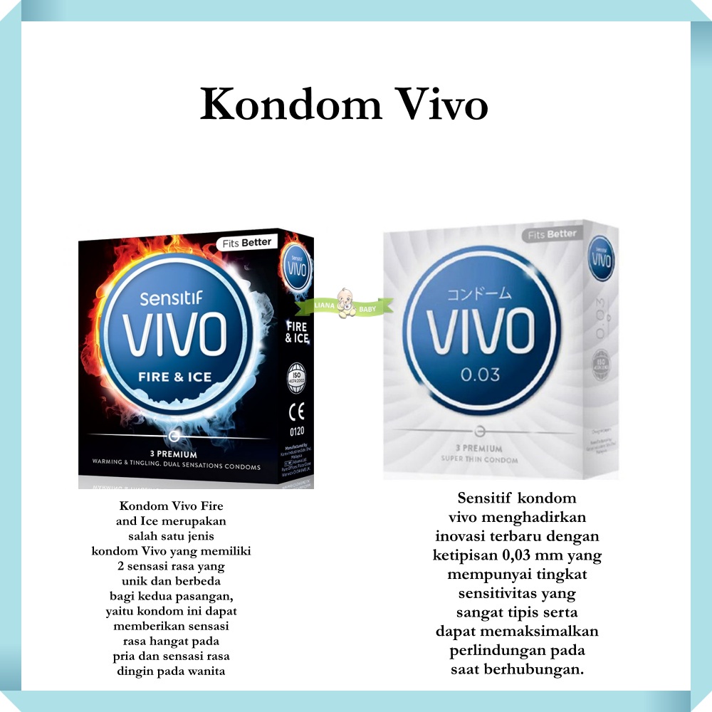 K2 KONDOM VIVO FIRE AND ICE | SUPER THIN PREMIUM 0.03