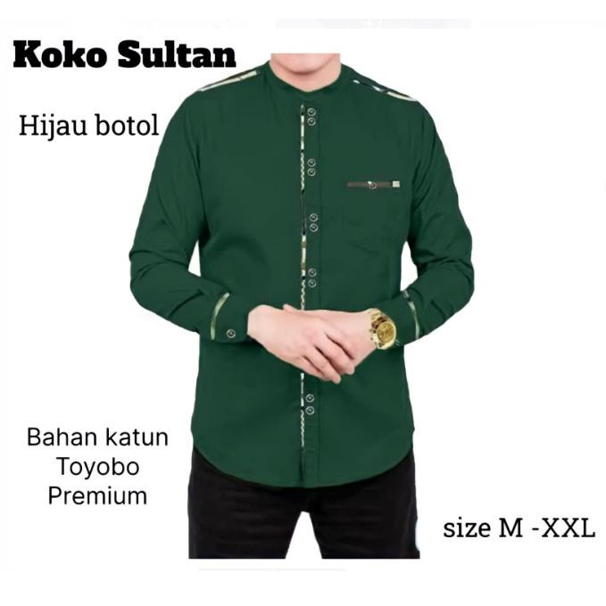 LANGSUNG ATC Koko SULTAN TERMURAH TERLARIS Baju Koko Pria Lengan Panjang Terbaru 2022 SULTAN TOJIRO