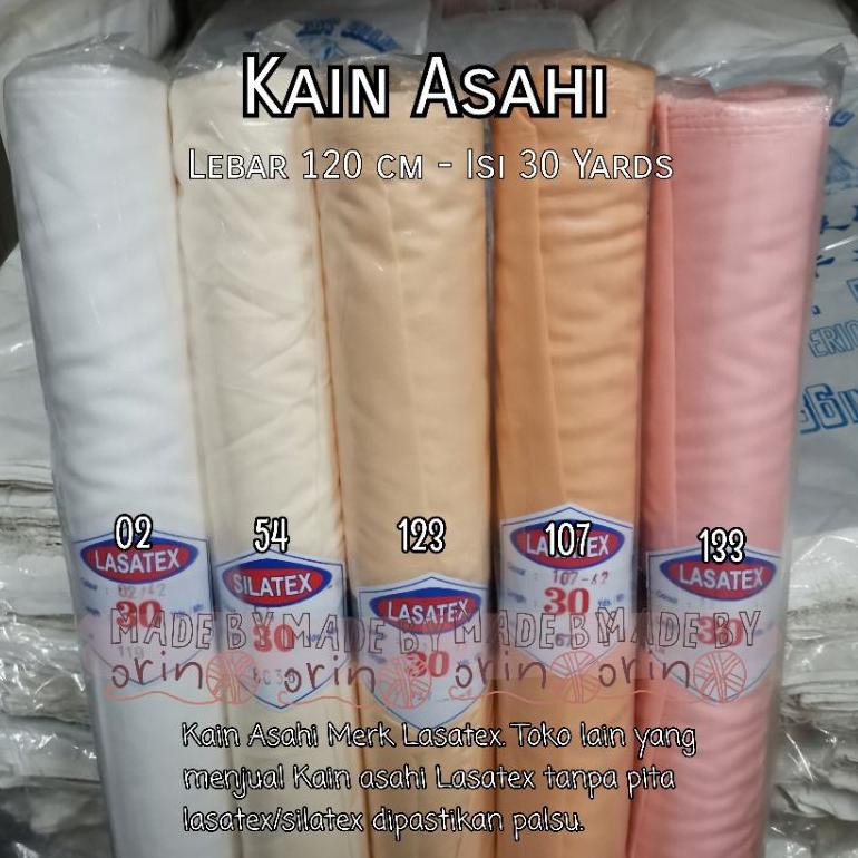 TREN TERBARU Kain Asahi 1 Roll Gulungan Lasatex Kain Furing Asahi