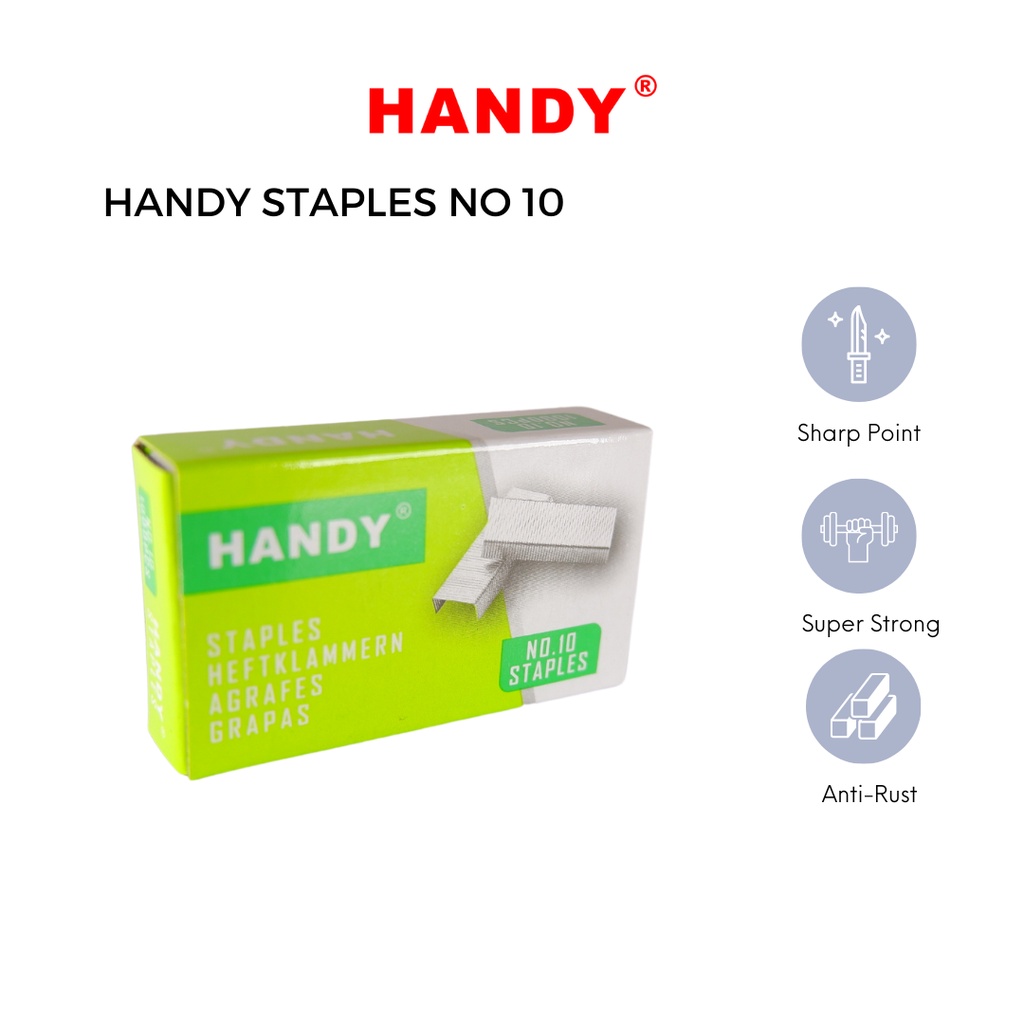 

HANDY Isi Staples / Neces No 10 Satuan 1 Pcs