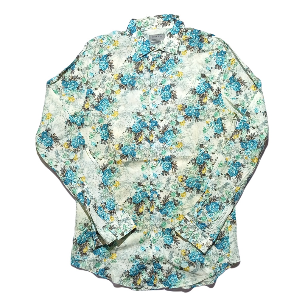 PAkaian Pria Kemeja Lengan Panjang Zara Man Bekas Preloved Second