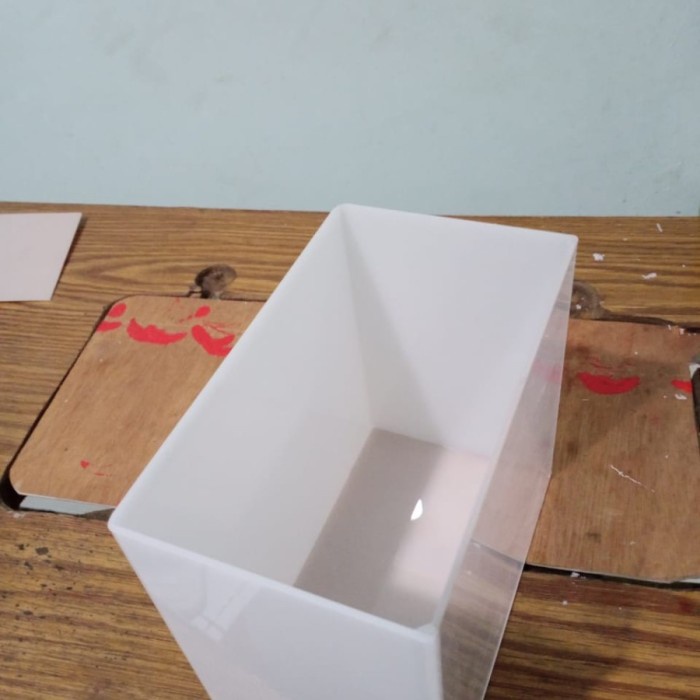 Akrilik Custom Mini akuarium ukuran 15*10*15