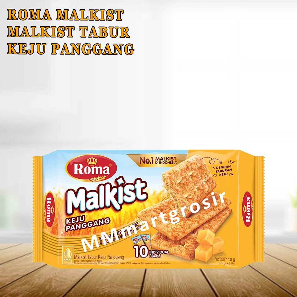 Roma malkist / Malkis Tabur Keju Panggang / 110g