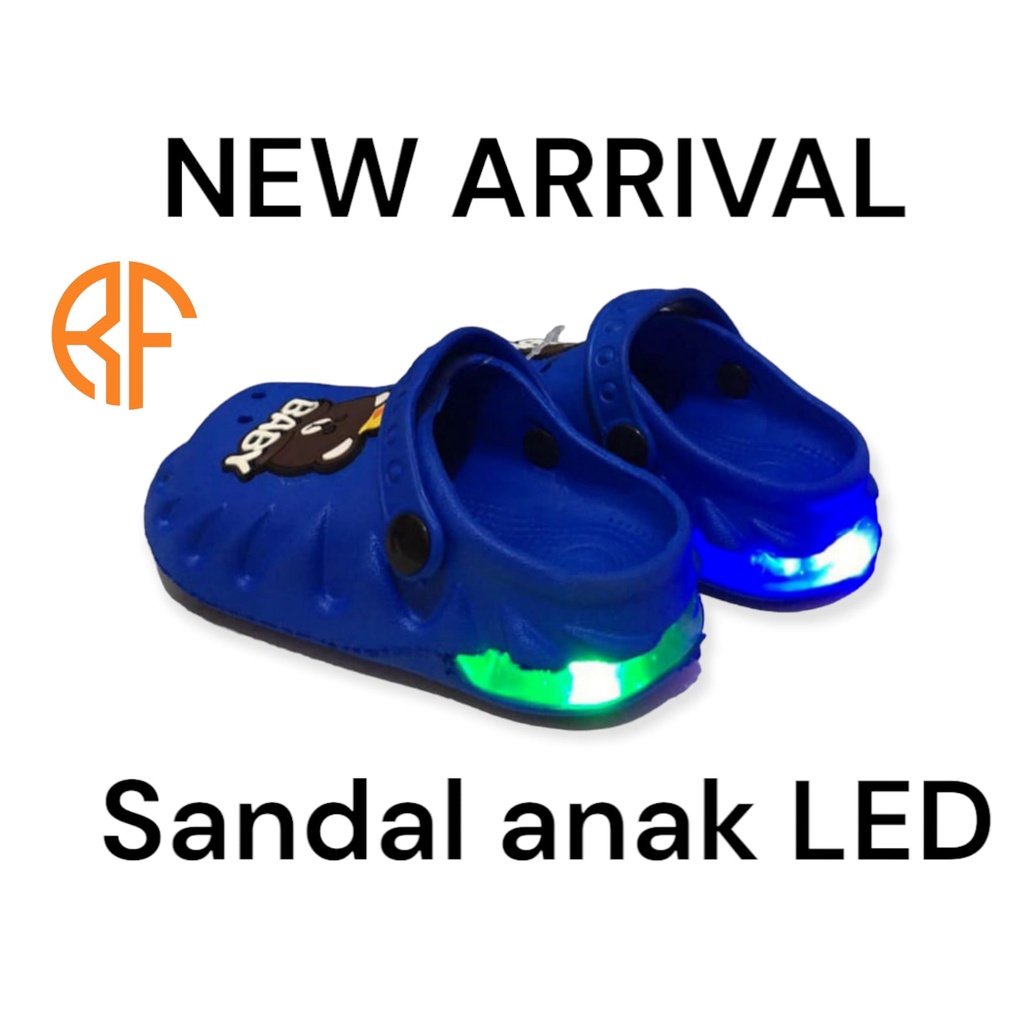 Sandal Baim Anak Lampu LED 19-24 / Yutu-726D kekinian