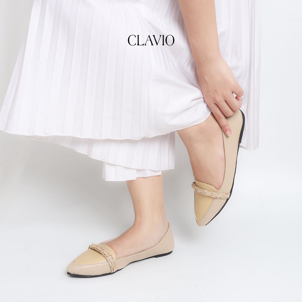 CLAVIO Luxia Sepatu Flatshoes Wanita