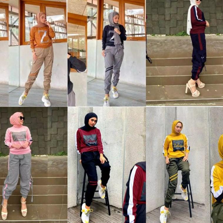 LANGSUNG ATC PREMIUM SET GISKA Z/ ZOLAQU/BB/SETELAN PREMIUM CELANA KATUN