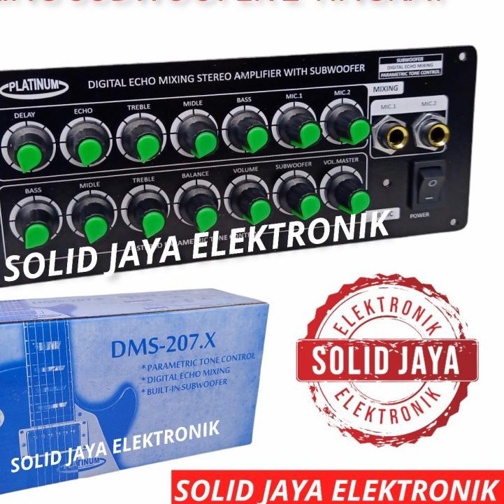 ❇ TONE CONTROL AKTIF PARAMETRIC DMS207 DMS-207.X TONE KONTROL AKTIF MUSIK MIXING ACTIVE PARAMETRIC P