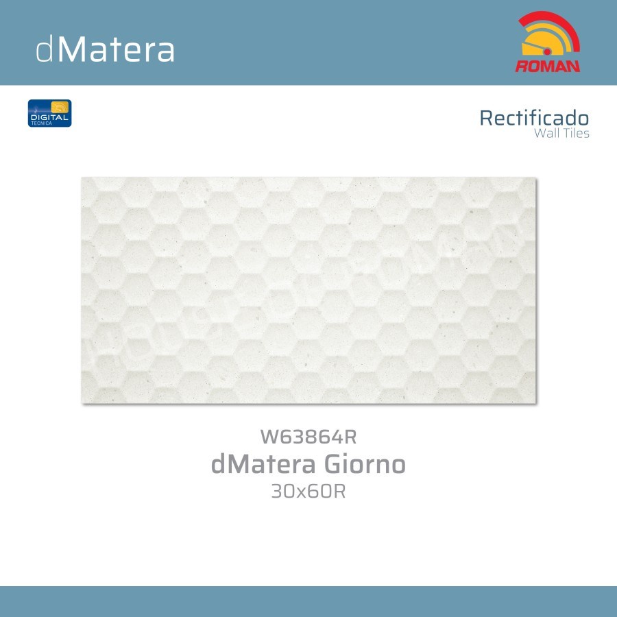 KERAMIK DINDING ROMAN dMatera Giorno 30x60R W63864R