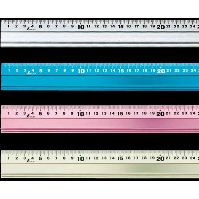 

Penggaris Alumunium 30Cm 65417 Shinwa Silver Straight Cutting Rule