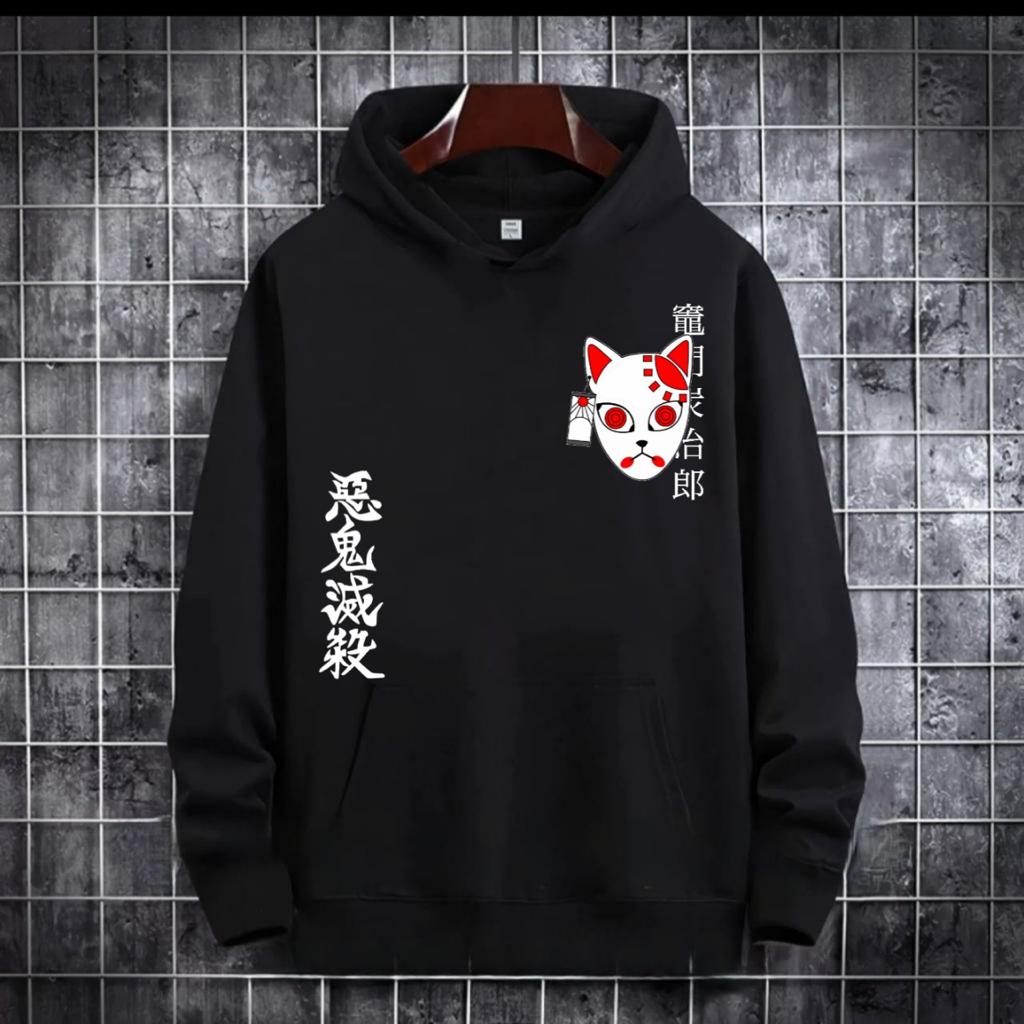 SWEATER HOODIE MODEL KIMETSU NO YAIBA ANIME DEMON SLAYER / HOODIE MURAH TERLARIS / HOODIE PRIA DAN WANITA / UNISEX / HOODIE PRINTING