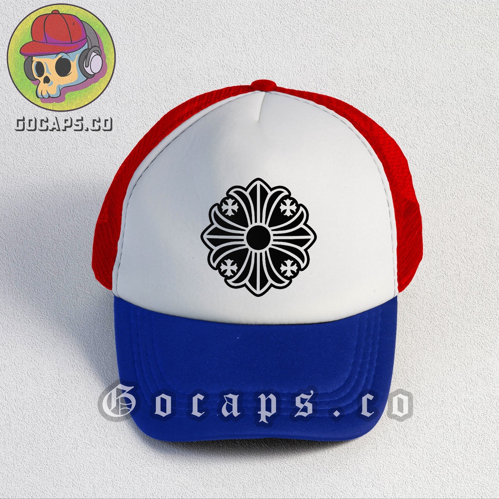 Gocaps - Topi Jaring Trucker Chrome Unisex (Premium Quality) - Patch