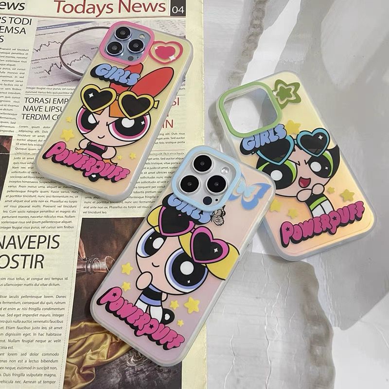 NEW PREMIUM Case !! THE POWERPUFF GIRLS EXCLUSIVE PRINT  SOFTCASE IPHONE 14PROMAX 14PRO 14PLUS 14 13PROMAX 13PRO 13 12PROMAX 12PRO 12 11PROMAX 11 SOFTCASE