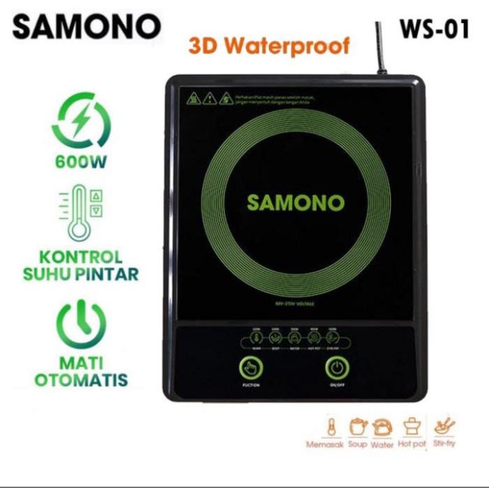 Kompor Listrik Portable Samono Ws01 Kompor Induksi