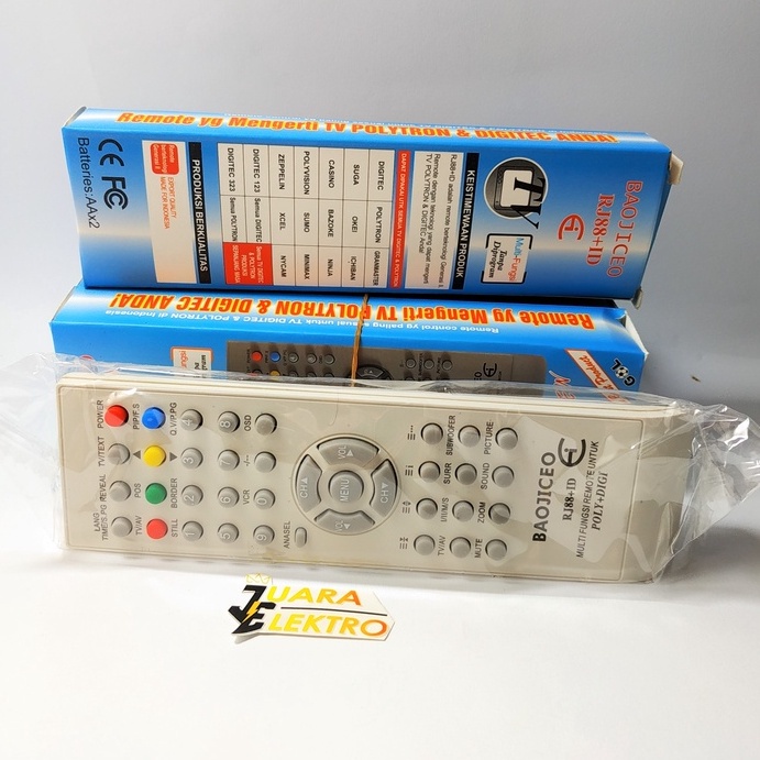 Remote TV Tabung Polytron Digitec Multi + Dus