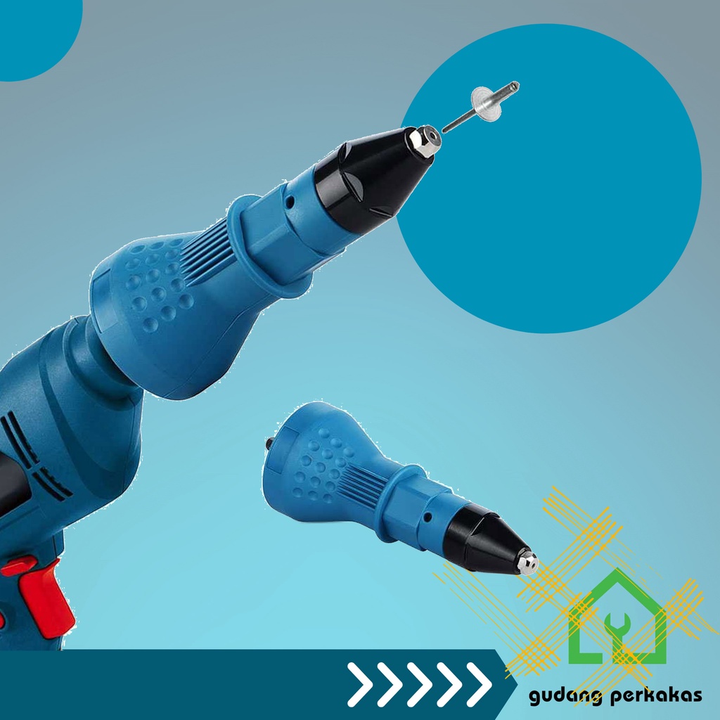 Rivet Adapter Menjadikan Mesin Bor menjadi mesin rivet     (GP3)