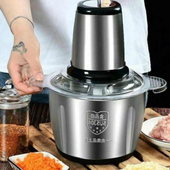 Mitochiba Daging 2L Stainless Penggiling Bender Coper Elektrik Blender MURAH