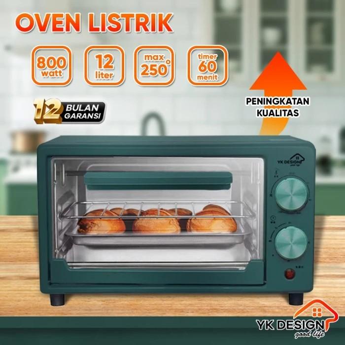 [FS] YK Design YK-812B Oven Pemanggang Listrik Penghangat Makanan 12L