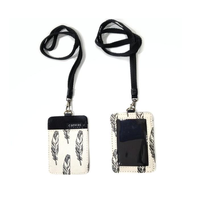 

Terlaris Id Lanyard Feathers Beige Canvas Living
