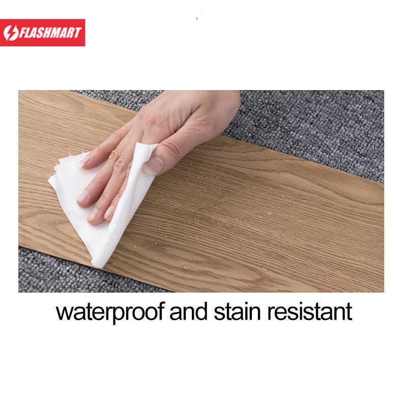 Flashmart Stiker Lantai Motif Kayu Wood Floor Self Adhesive 152x915mm - MW-010