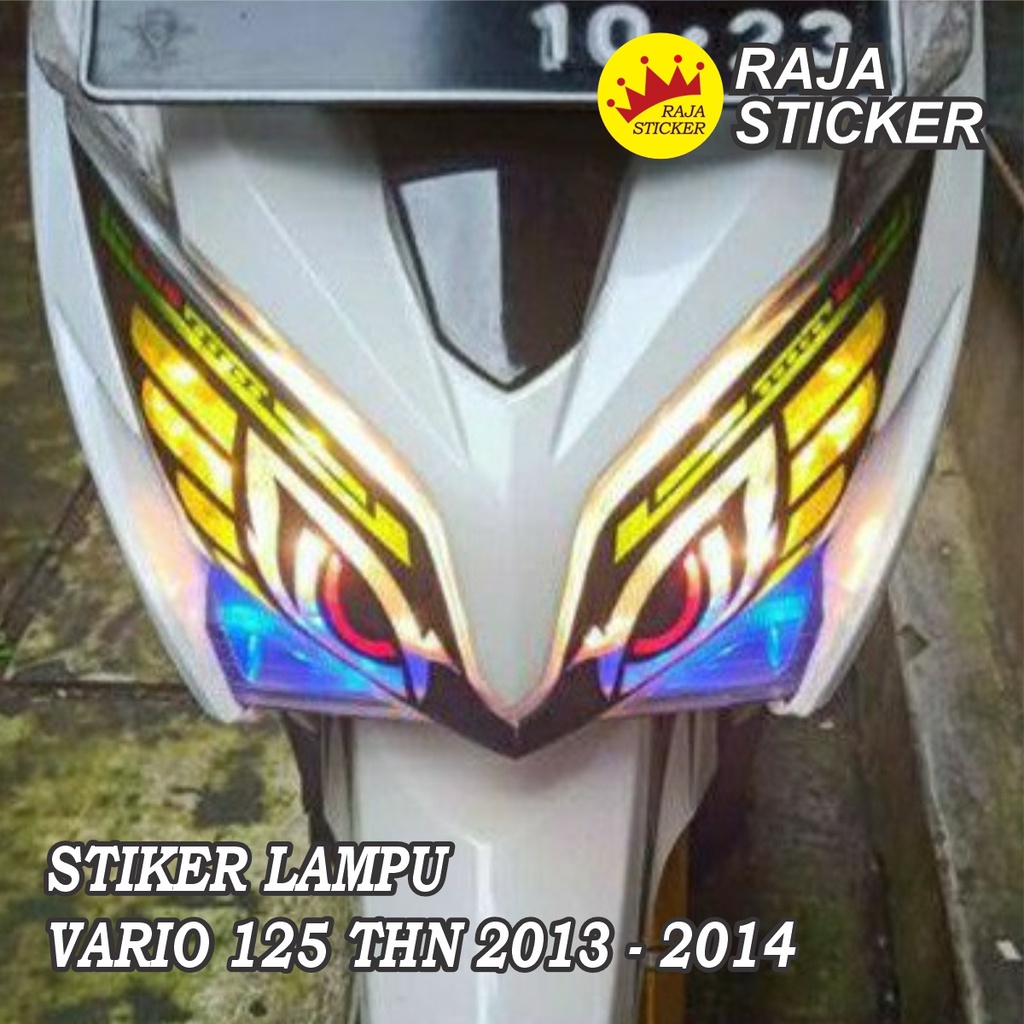 STIKER STICKER LAMPU VARIO 125 2013 OLD