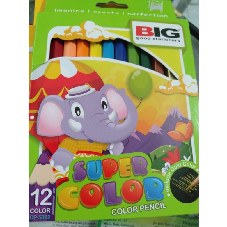 

PENSIL WARNA / COLOUR PENCILS PW 8102 12W PENDEK BIG