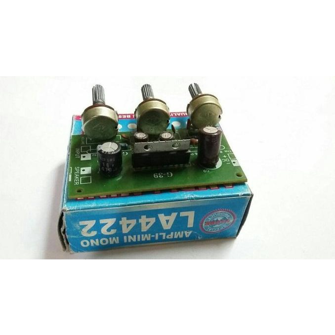 Kit Rakitan Power Amplifier Mini LA4422 Mono rajaav77 Berkualitas
