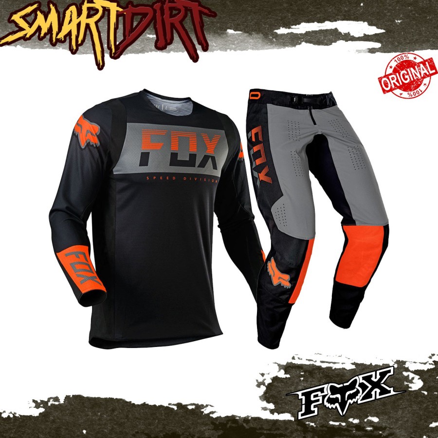 JERSEY TRAIL FOX 360 AFTERBURN BLACK JERSET FOX 360 AFTERBURN ORI