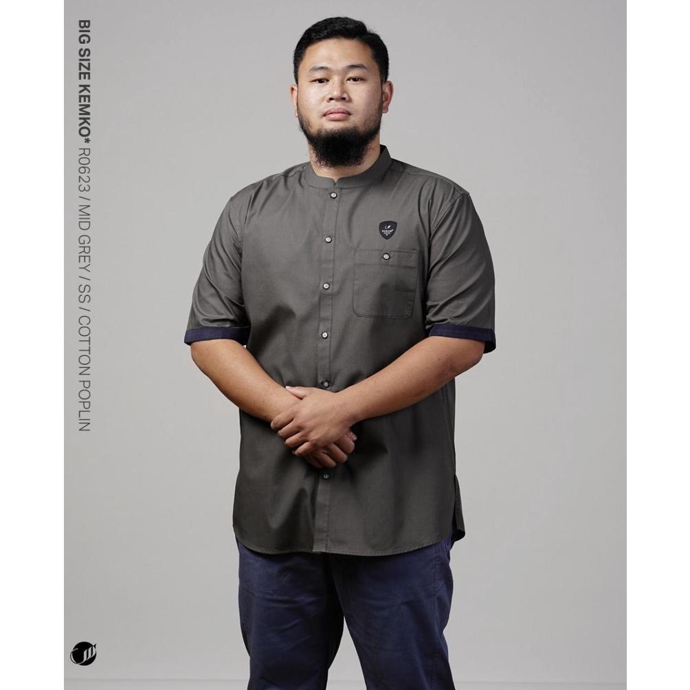 Samase Kemko Big Size R062 Baju Koko Muslim Pria Jumbo Pakaian Cowok Laki Laki Dewasa Xxl Xxxl Xxxxl