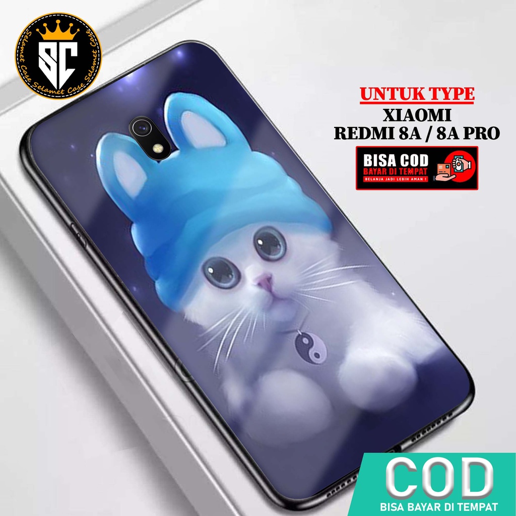 Case Xiaomi 8A / 8A Pro Casing Xiaomi 8A Pro / 8A Selamet Case [CAT] Case Glossy Case Aesthetic Cust