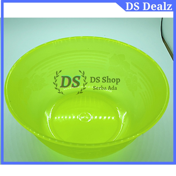 Mangkuk Plastik Kecil / Wadah Cuci Tangan Plastik Bening Kecil / Mangkok Bening 6.5 Inci