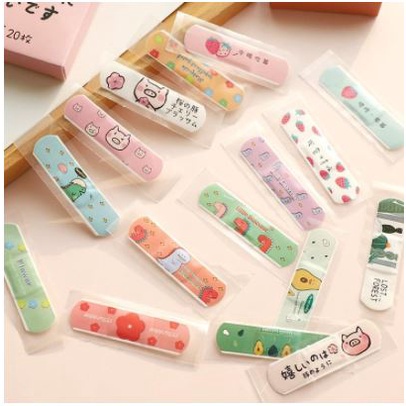 SS Plester Luka Anak Dewasa Waterproof Isi 20 Pcs Motif Karakter Lucu Pembalut Luka Tahan Air 20pcs Hansaplas Band Aid Korea