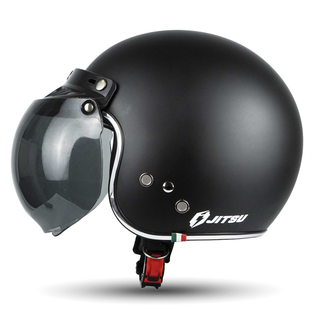 Jitsu Helm Retro Premium JR1 Warna Terbaru Gloss