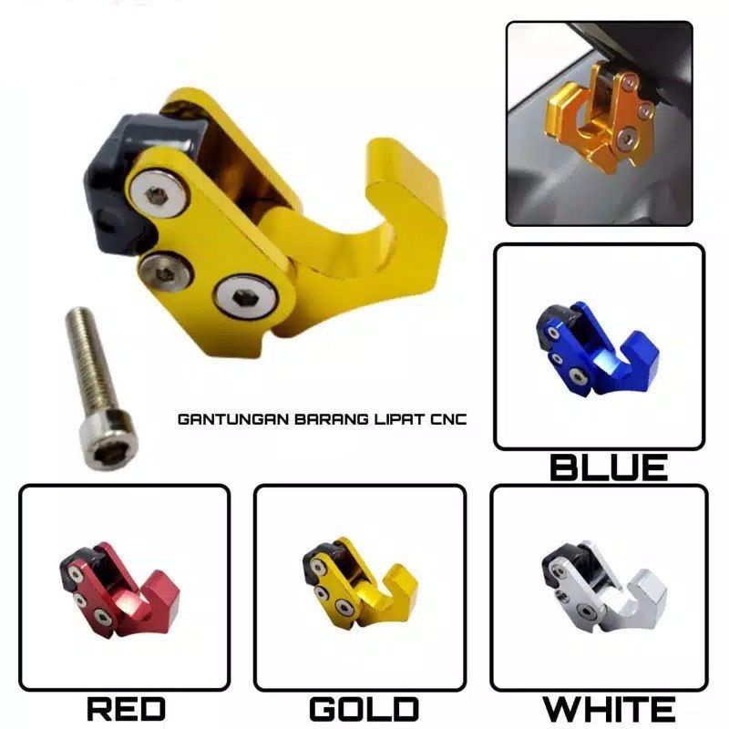 GANTUNGAN BARANG LIPAT MODEL ROBOT FULL CNC CANTOLAN BARANG MIO BEAT VARIO 125 150 XEON AEROX NMAX SCOOPY DLL UNIVERSAL SEMUA MOTOR BISA