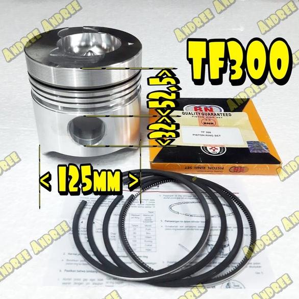 TF-300 Piston - Seher with Ring Yanmar TF300 TF 300 - Taiwan