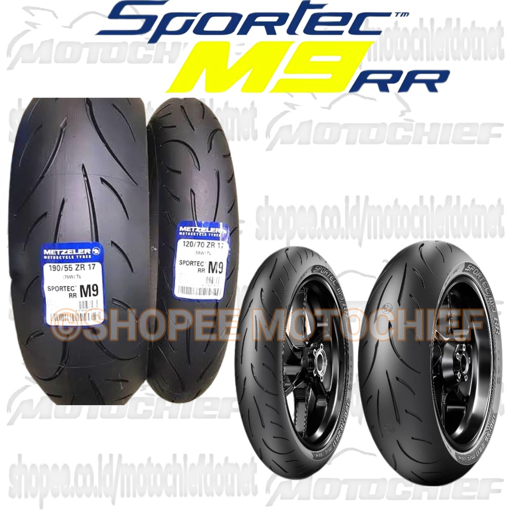BAN METZELER SPORTEC M9RR 110 120 150 160 180 190 200 RING 17 NINJA CBR R25 ZX25R BMW DUCATI