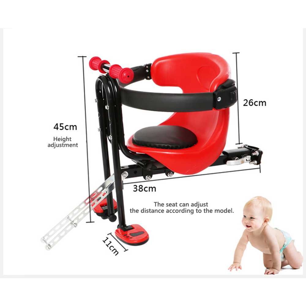 Boncengan Kursi Depan Anak Sepeda Child Safety Front Seat with Pedal