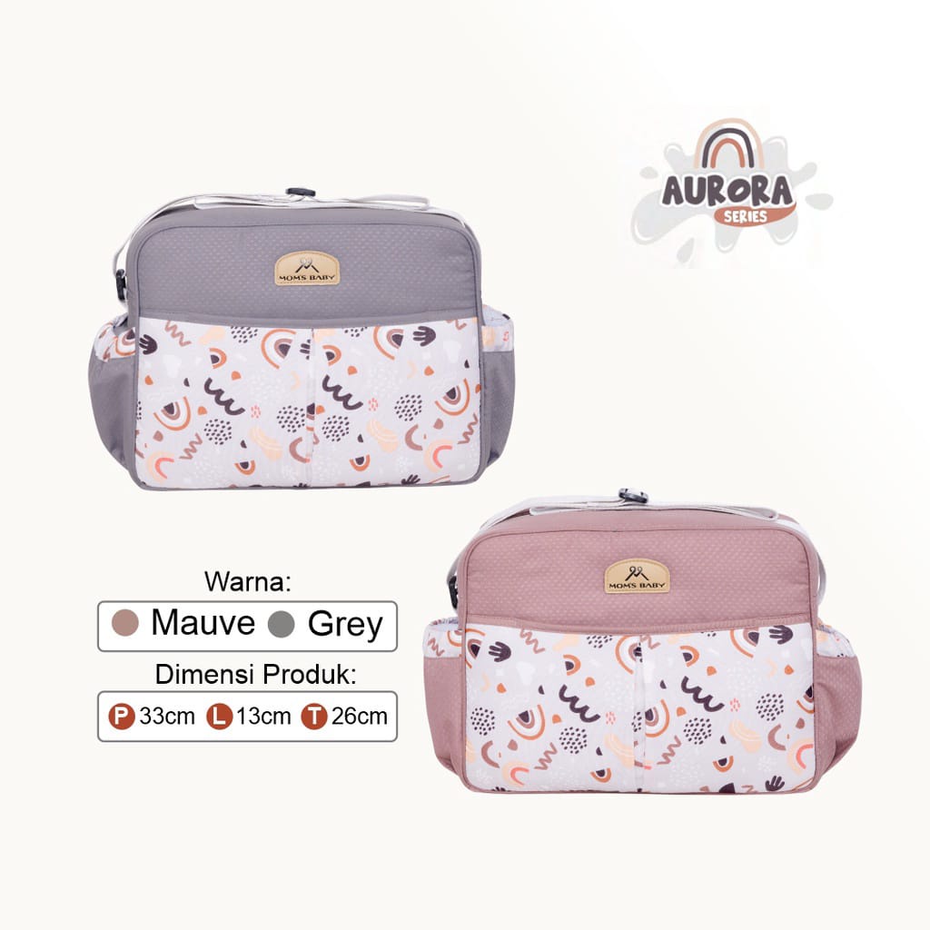 Moms Baby Tas Bayi Medium Aurora Series MBT3056