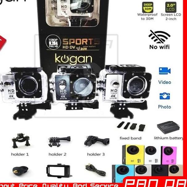 ✻ Kamera Action Cam Kogan Sports Camera 4K Ultra HD 1080P 16MP Digital ◙