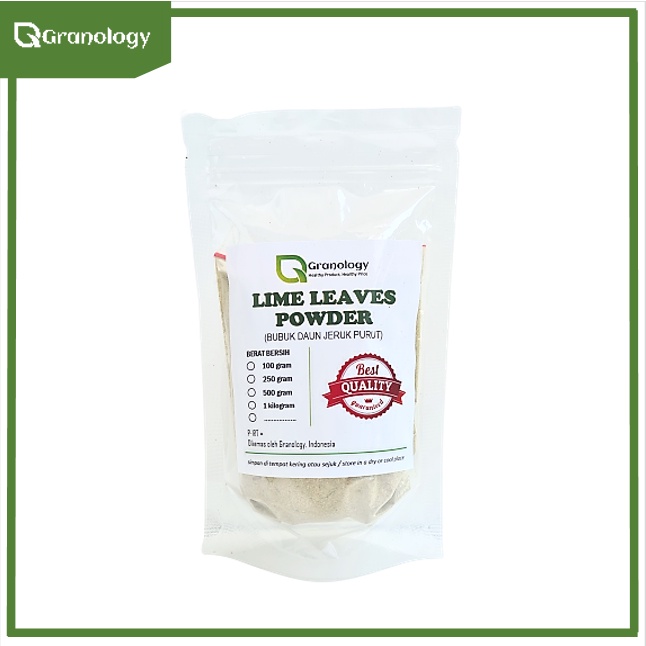 Bubuk Daun Jeruk Purut / Lime Leaves Powder (100 gram) by Granology