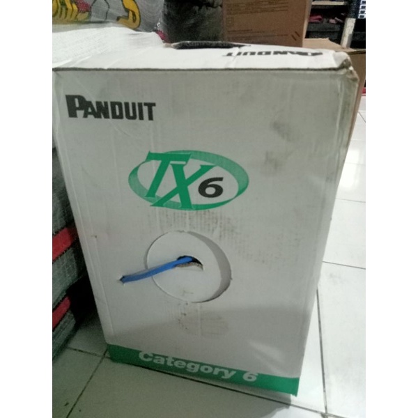 Kabel LAN CAT6U 8pin/UTP cable/TX6 CM minimal 15meter/qualitas bagus+connector LAN