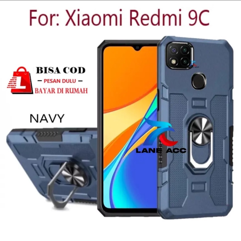 KESING HARD CASE  ROBOT HIT EYE RING XIAOMI REDMI 9C -HARD CASE-STANDING ROBOT XIAOMI REDMI 9C