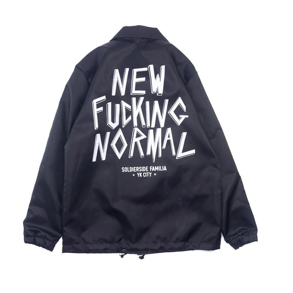 MENARIK Soldierside Windbreaker / Coach Jacket NEW NORMAL Hitam 119