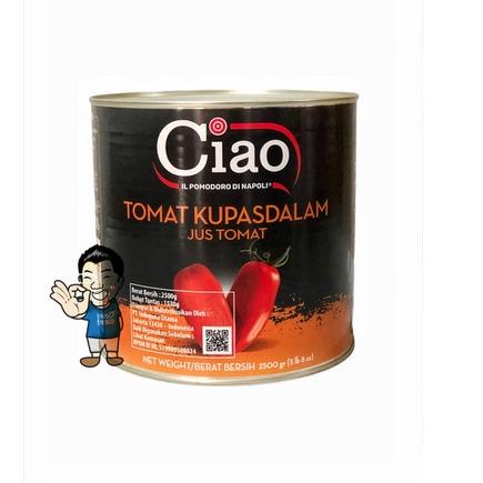 

♬ Ciao Tomat Kupas dalam Jus Tomat- Peeled Tomatoes 2550g ♔
