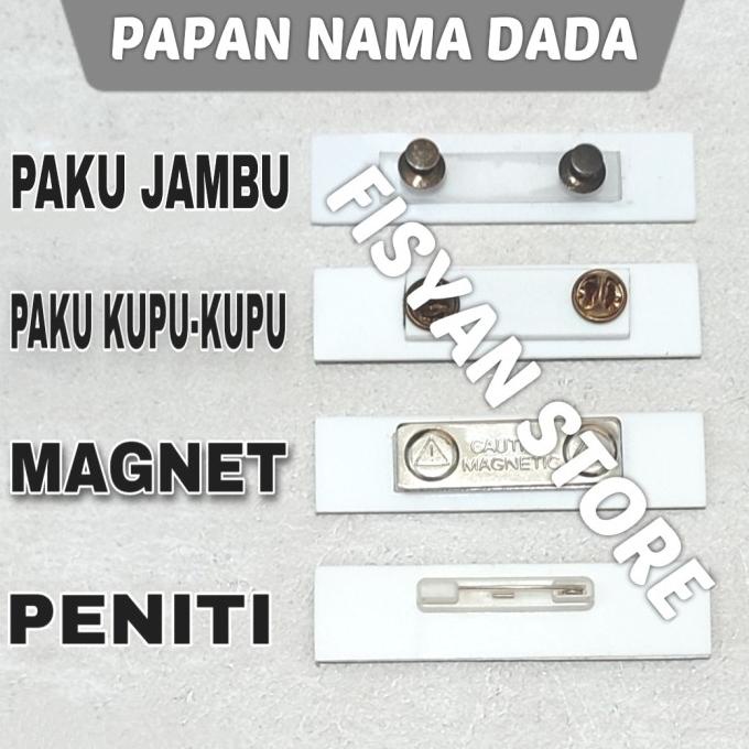 

Papan Nama PDH TNI/POLRI | Nametag Dada Hitam Doff Full Lapis Resin