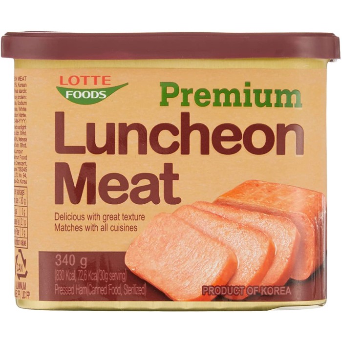 

LOTTE KOREAN PREMIUM LUNCHEON MEAT, 340 G