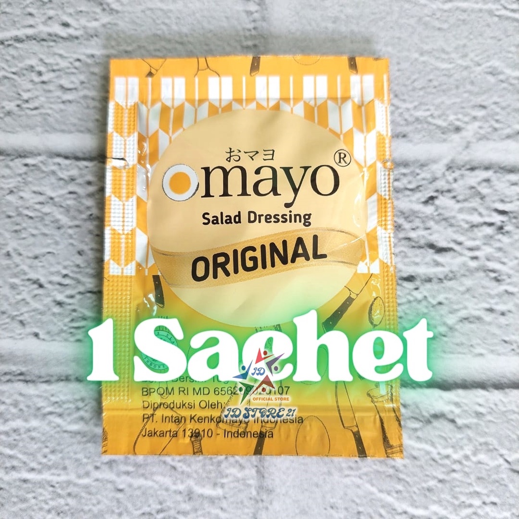 Mayonaise Omayo SACHET 10 gr HALAL Original, Pedas