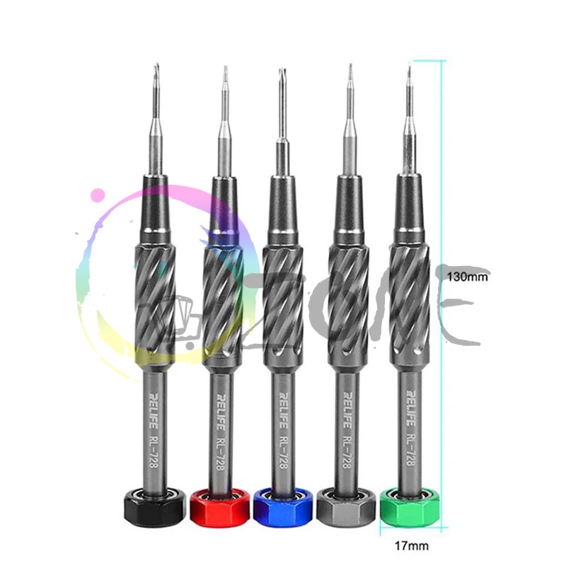 OBENG SET - MOBILE PHONE REPAIR SCREWDRIVER SET 6 IN 1 RELIFE RL-728A