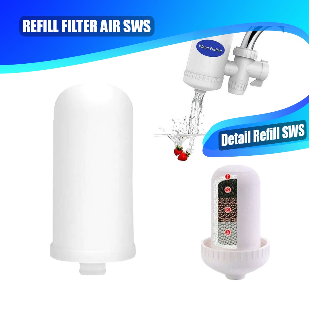 Isi Filter Air SWS Filter Kran Air SWS Ceramic Cartridge Water Purifier - Refill Saringan Air SWS Wa
