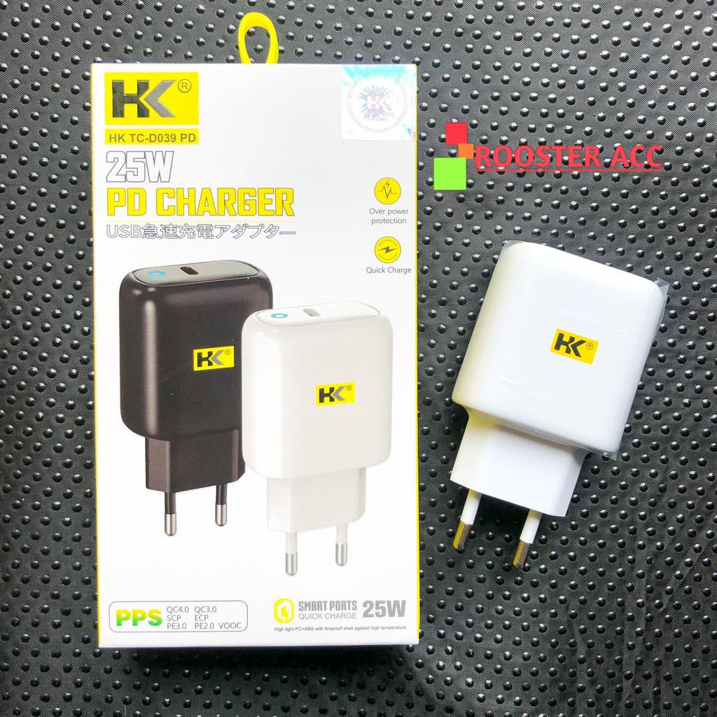BATOK CHARGER HK D39 QC 4.0 PPS + PD 25W