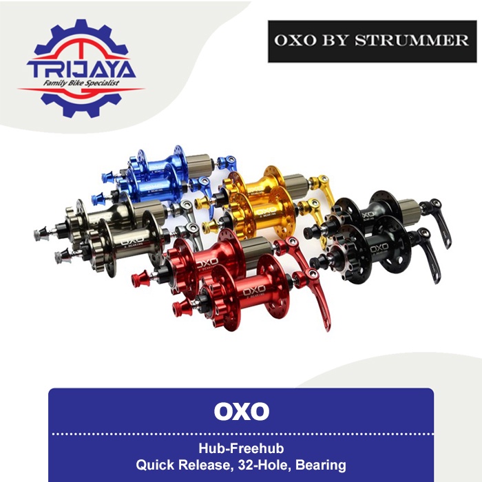 Hub Freehub OXO Bearing Quick Release 32 hole